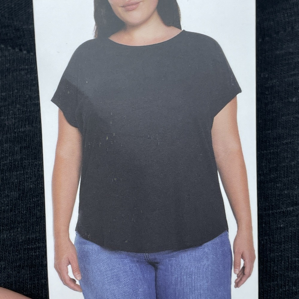 Orvis Women's XL Blouse Black e0097